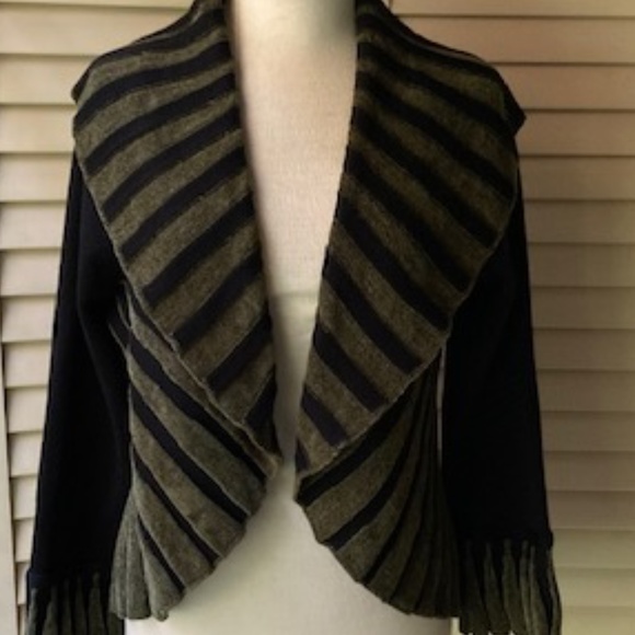 Angel Design by Sabri Ozel Italian Yarn Shawl Cardigan Large - Picture 2 of 5